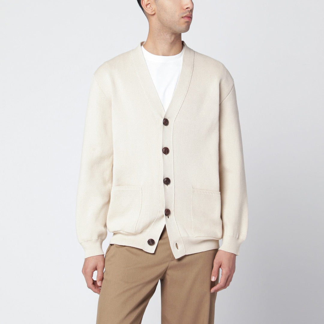 Shirts & Tops Golden Goose - Beige cotton-blend cardigan Brand