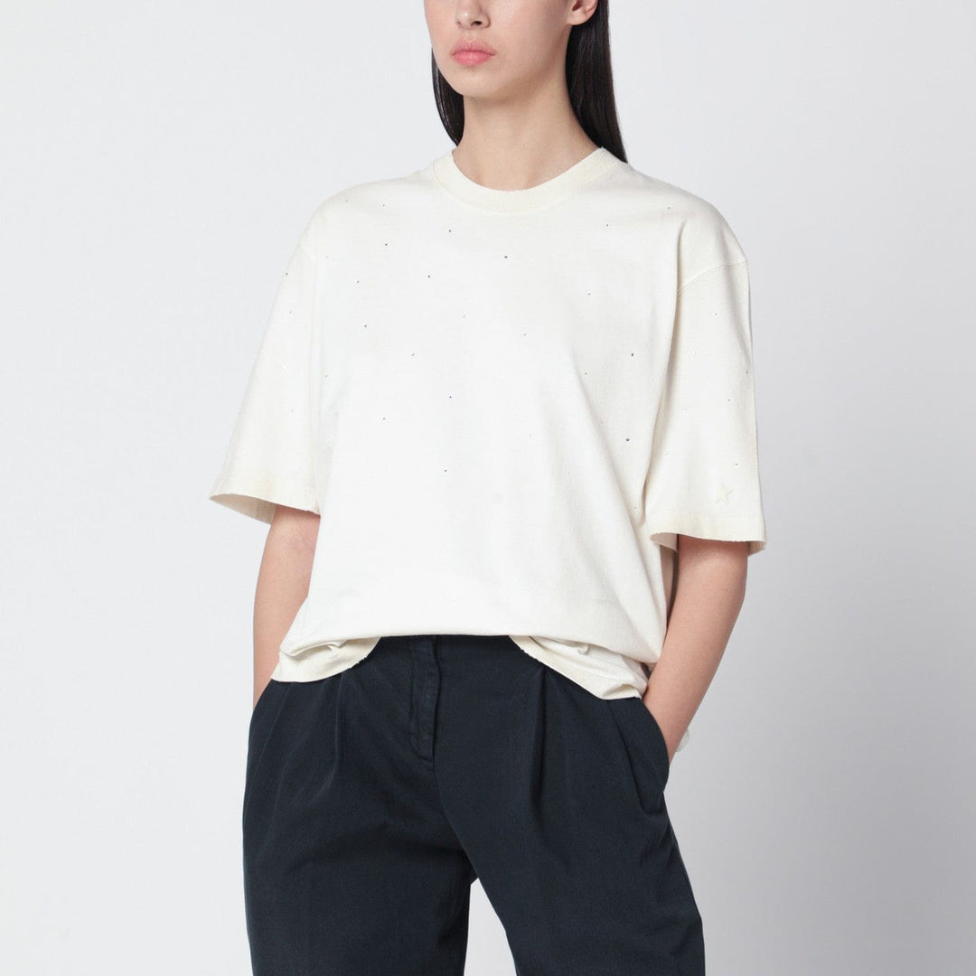 Shirts &amp; Tops Golden Goose - White vintage cotton Star T-shirt Brand