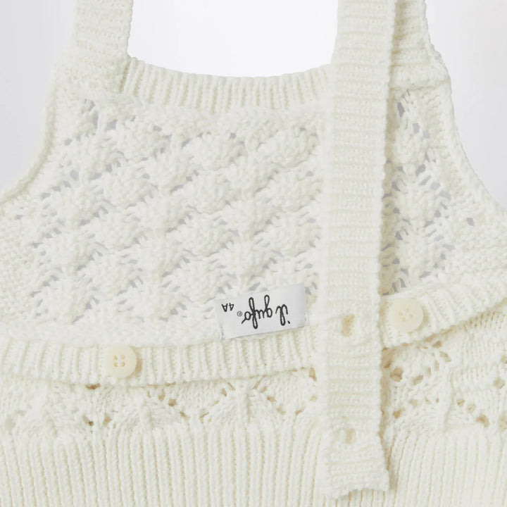 Il Gufo - Milk white crochet top Brand Shirts &amp; Tops 10