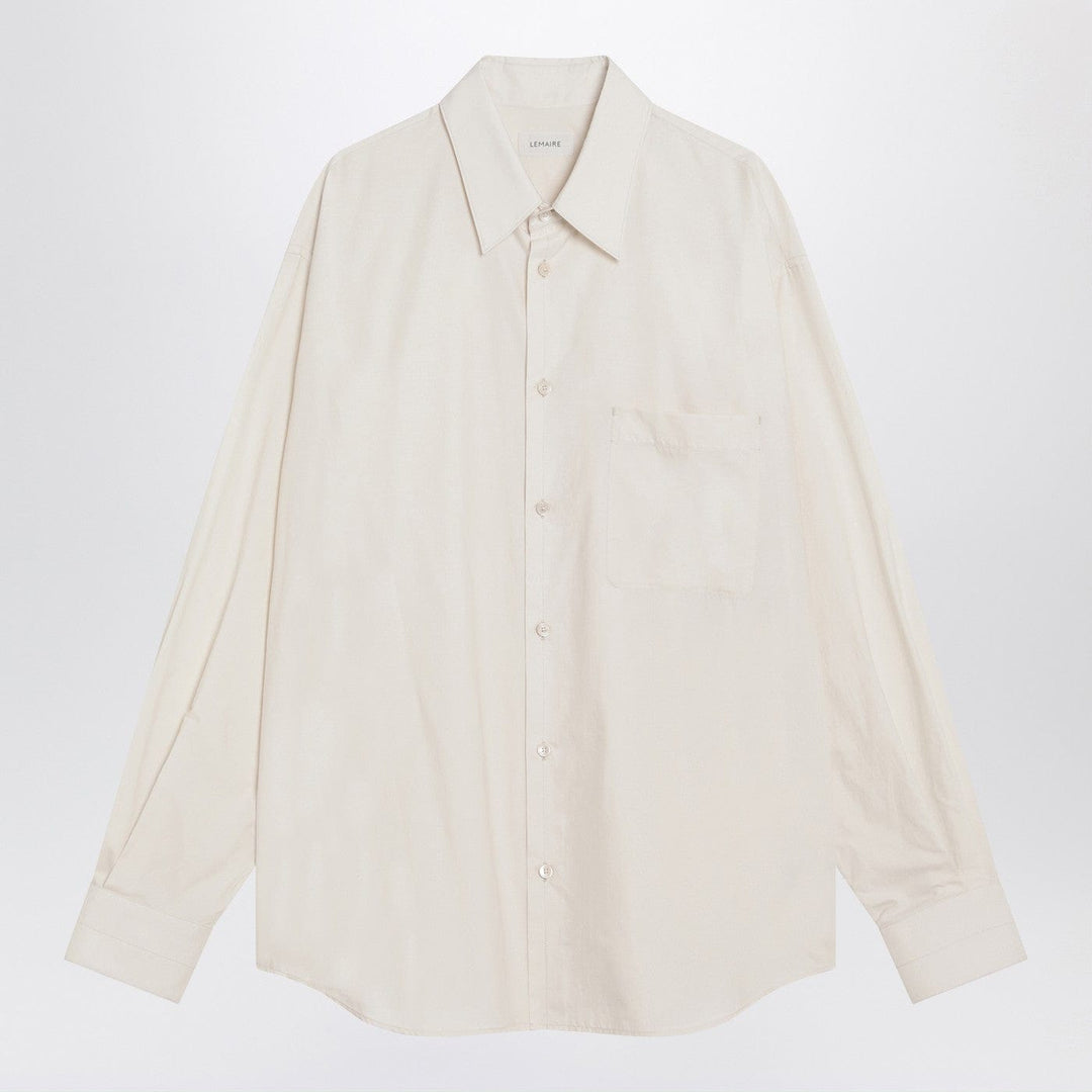 Shirts &amp; Tops 48 IT LEMAIRE - Ivory cotton and silk shirt Brand