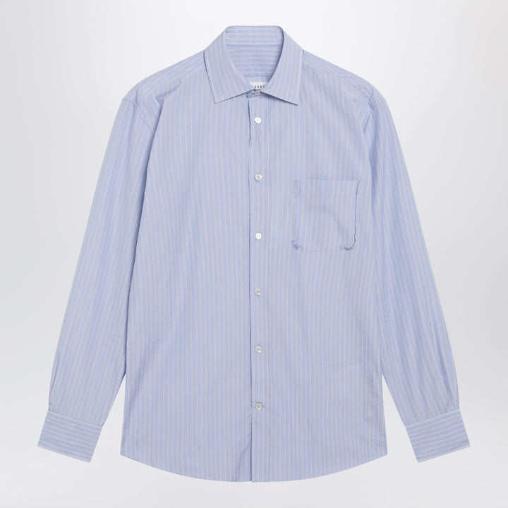 Shirts &amp; Tops Maison Margiela - Striped shirt in light blue cotton Brand