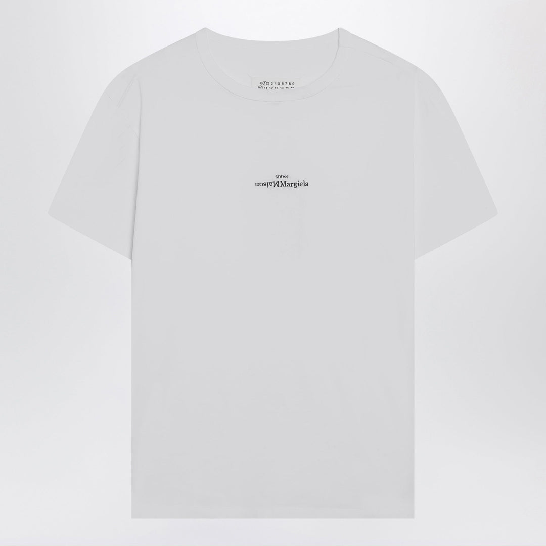 Shirts &amp; Tops 50 IT Maison Margiela - White T-shirt with distorted logo Brand