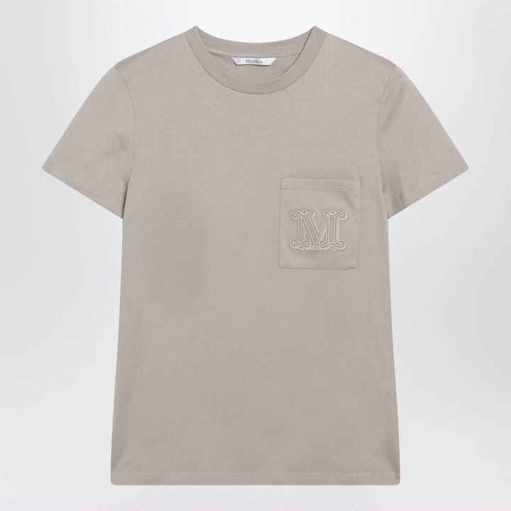 Max Mara - Sand cotton jersey T-shirt Brand Shirts &amp; Tops S