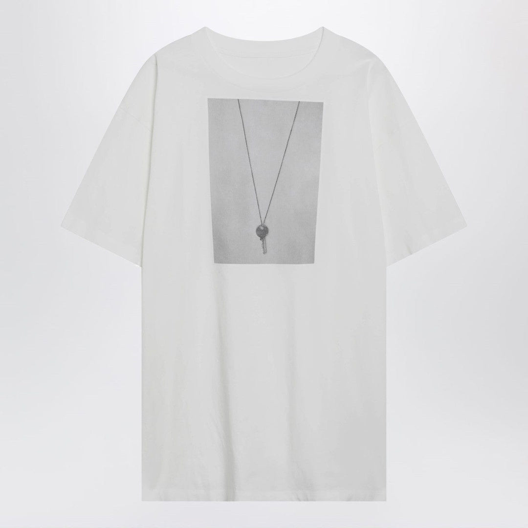 Shirts &amp; Tops MM6 Maison Margiela - White T-shirt with key print Brand