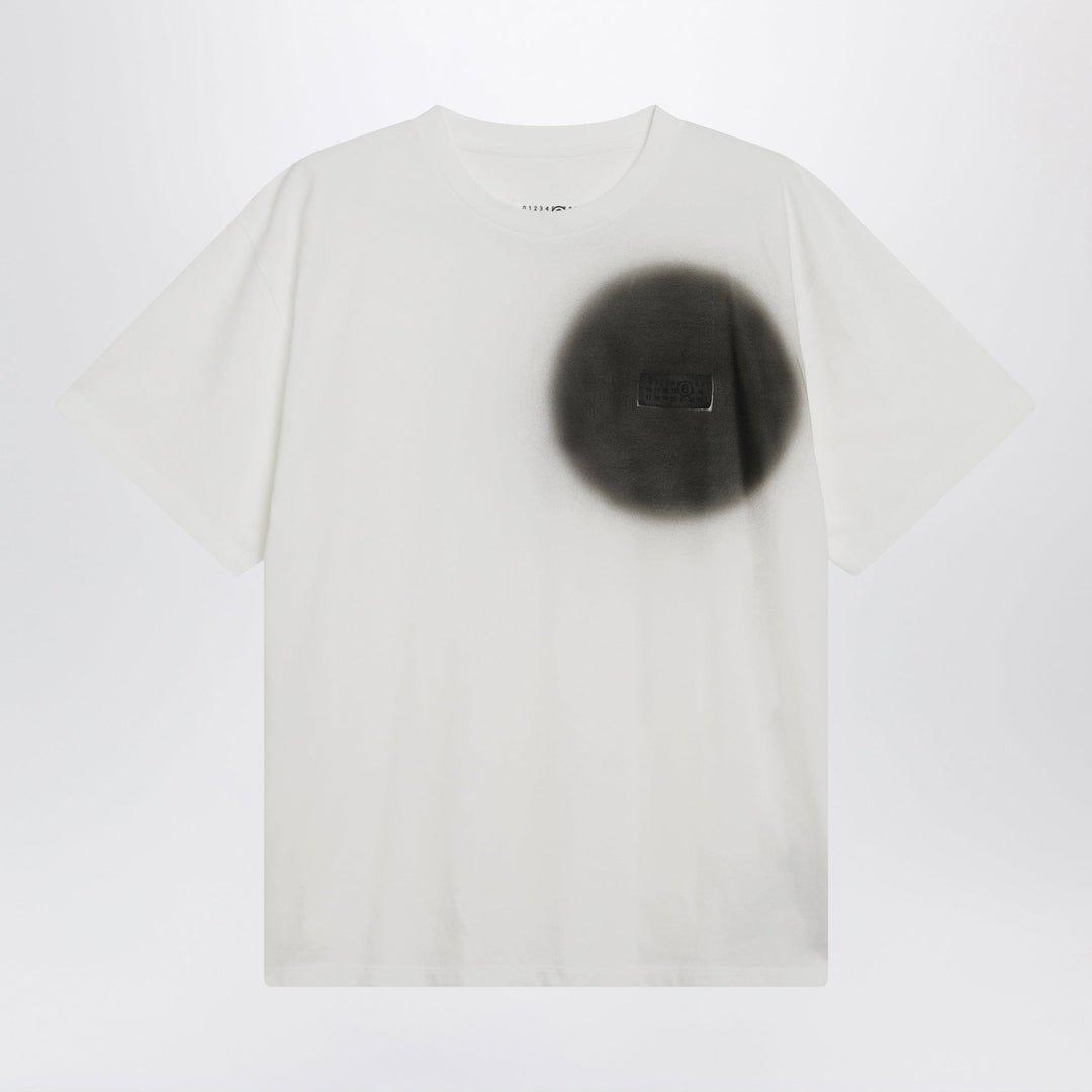 Shirts &amp; Tops MM6 Maison Margiela - White T-Shirt With Spray Print Brand