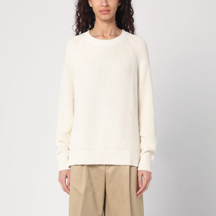 Shirts &amp; Tops L P.A.R.O.S.H. - Sweater cream in cotton and cashmere Brand