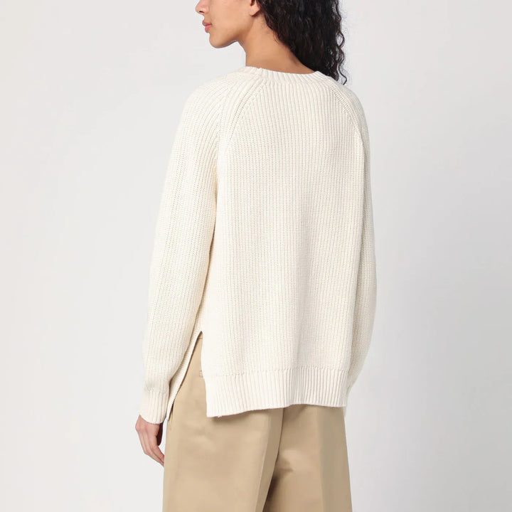 P.A.R.O.S.H. - Sweater cream in cotton and cashmere Brand Shirts &amp; Tops L