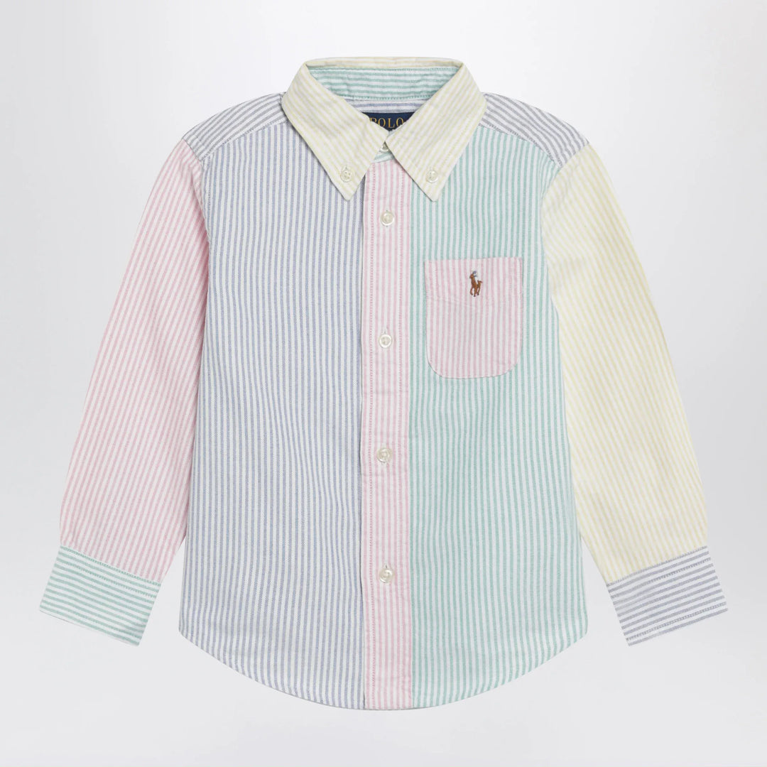 Polo Ralph Lauren - Colour-block striped button-down shirt Brand Shirts &amp; Tops 2