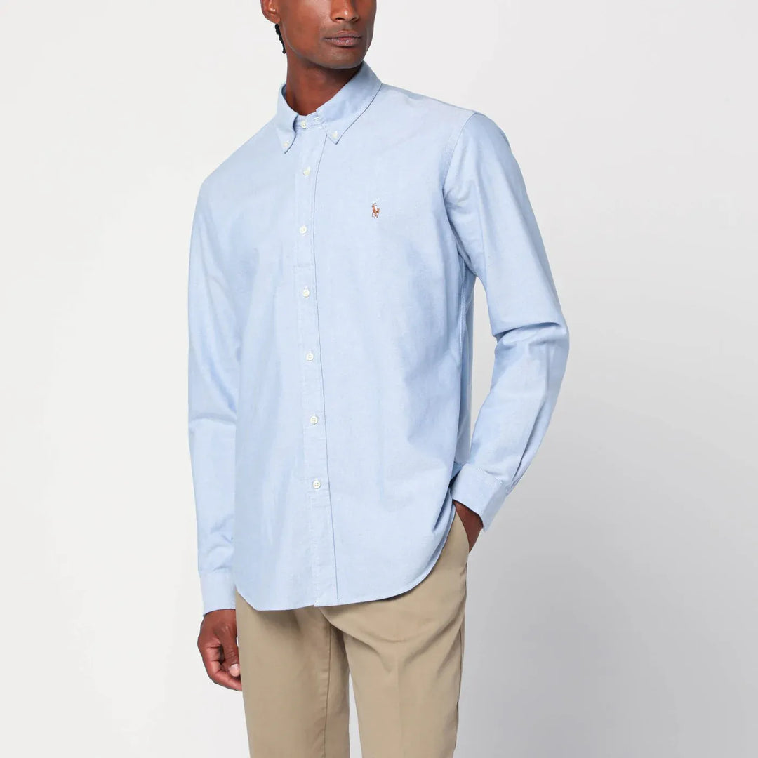 Polo Ralph Lauren - Light blue Oxford shirt Custom-fit Brand Shirts &amp; Tops XL