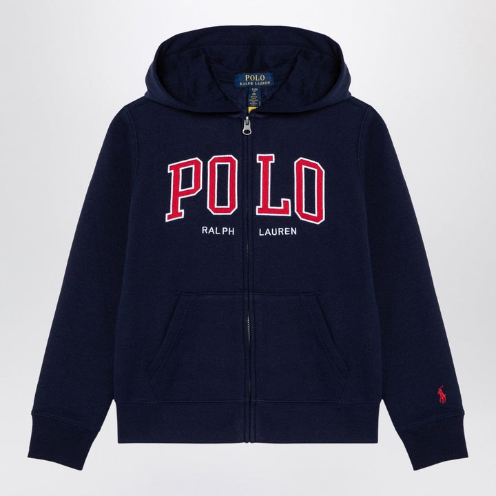Shirts &amp; Tops S Polo Ralph Lauren - Navy blue cotton blend sweatshirt with logo Brand