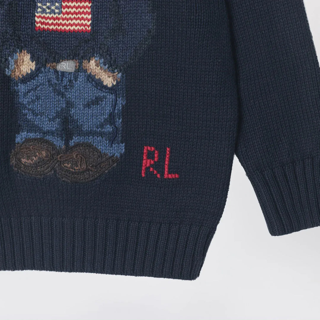 Polo Ralph Lauren - Navy blue Polo Bear cotton sweater Brand Shirts &amp; Tops