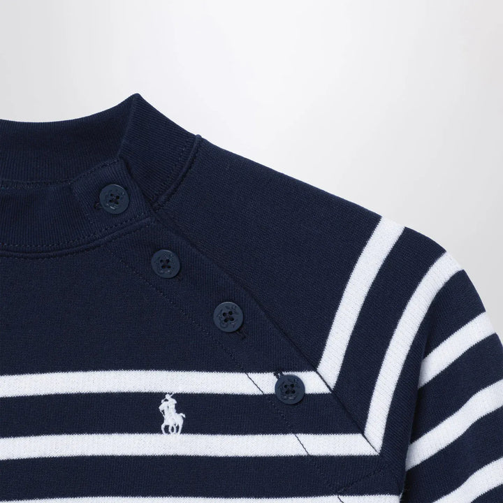 Polo Ralph Lauren - Navy blue sweatshirt with white stripes Brand Shirts &amp; Tops 2