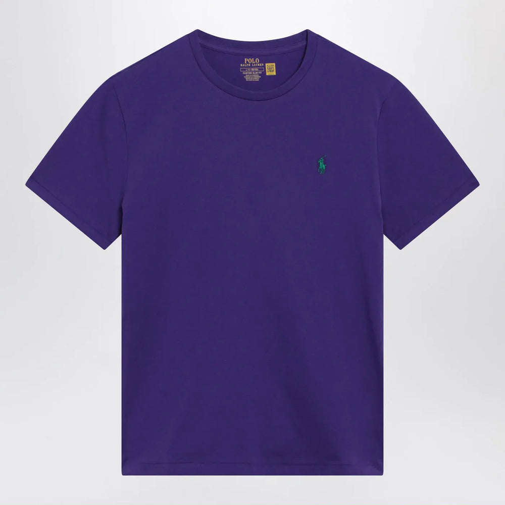 Polo Ralph Lauren - Purple Custom Slim-Fit cotton T-shirt Brand Shirts & Tops L