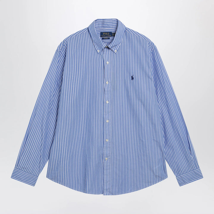 Polo Ralph Lauren - White/blue striped Custom-Fit poplin shirt Brand Shirts &amp; Tops S