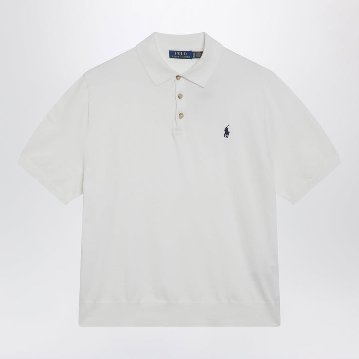 Shirts &amp; Tops Polo Ralph Lauren - White cotton polo-collar sweater Brand