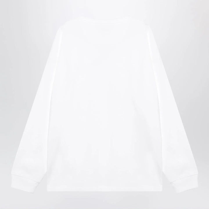 Polo Ralph Lauren - White cotton Relaxed-Fit crewneck sweatshirt Brand Shirts &amp; Tops