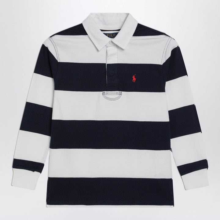 Shirts &amp; Tops S Polo Ralph Lauren - White/navy striped polo shirt Brand