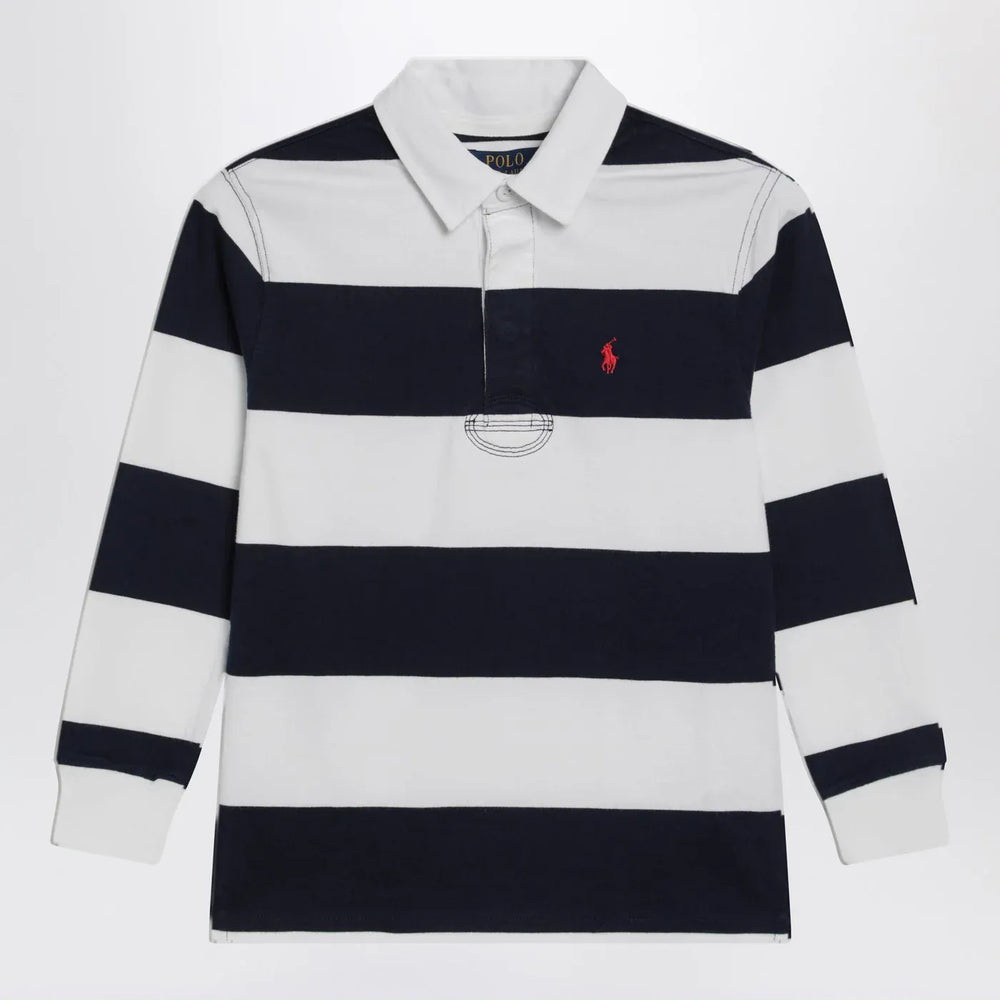Polo Ralph Lauren - White/navy striped polo shirt Brand Shirts & Tops S