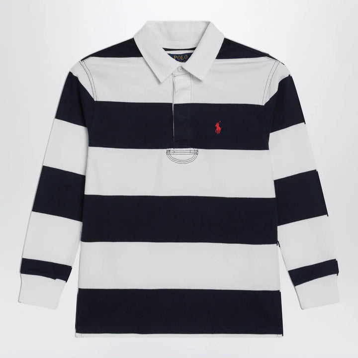Polo Ralph Lauren - White/navy striped polo shirt Brand Shirts &amp; Tops S