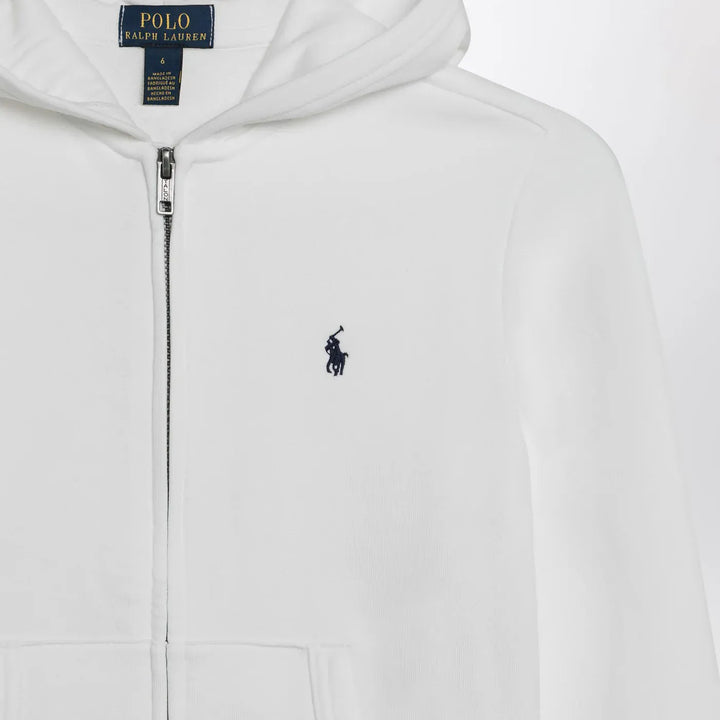 Polo Ralph Lauren - White zip-up sweatshirt in cotton blend Brand Shirts &amp; Tops 2