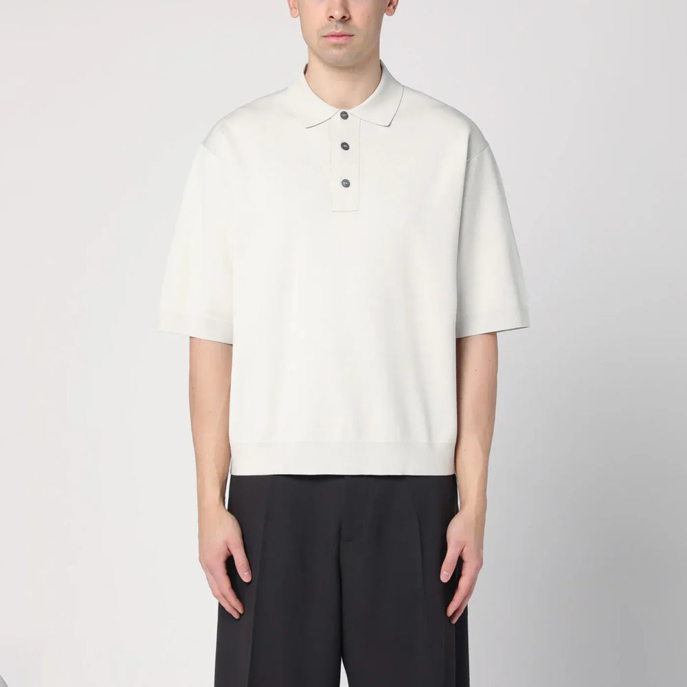 STUDIO NICHOLSON - Short-sleeve ice color polo Brand Shirts & Tops M