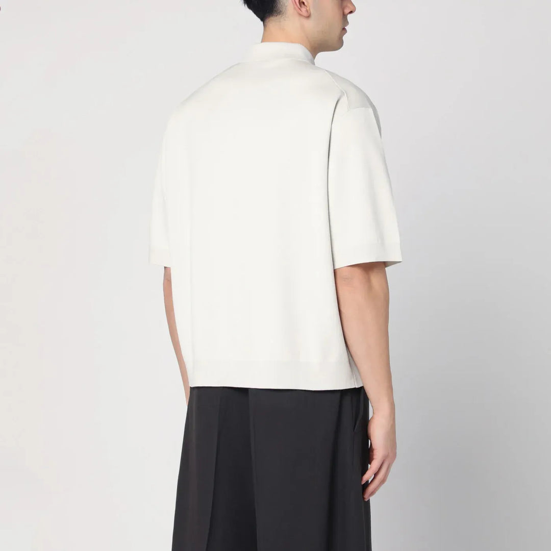 STUDIO NICHOLSON - Short-sleeve ice color polo Brand Shirts &amp; Tops M