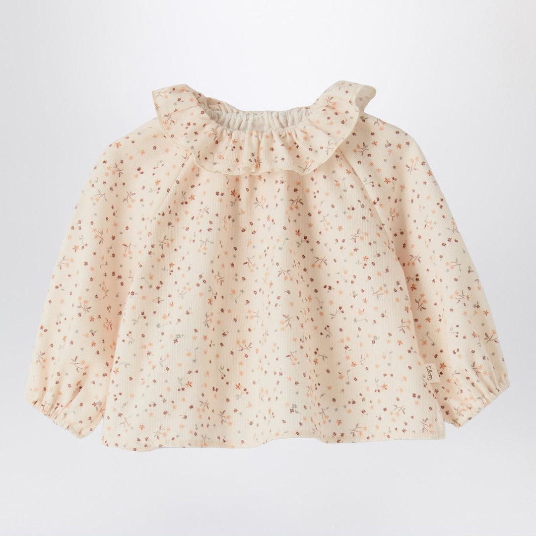 Shirts & Tops Teddy & Minou - Cream blouse with floral print Brand