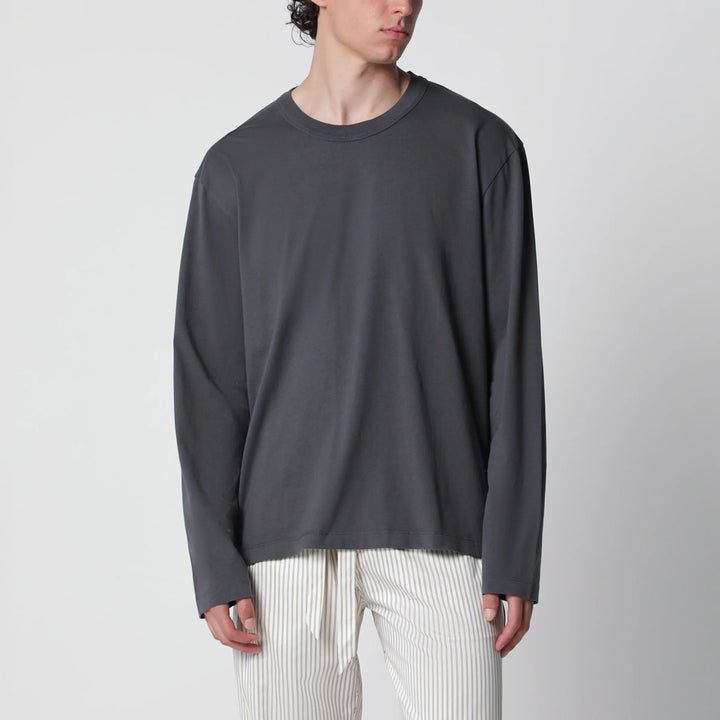 Tekla - Black washed long-sleeve T-shirt Brand Shirts &amp; Tops S