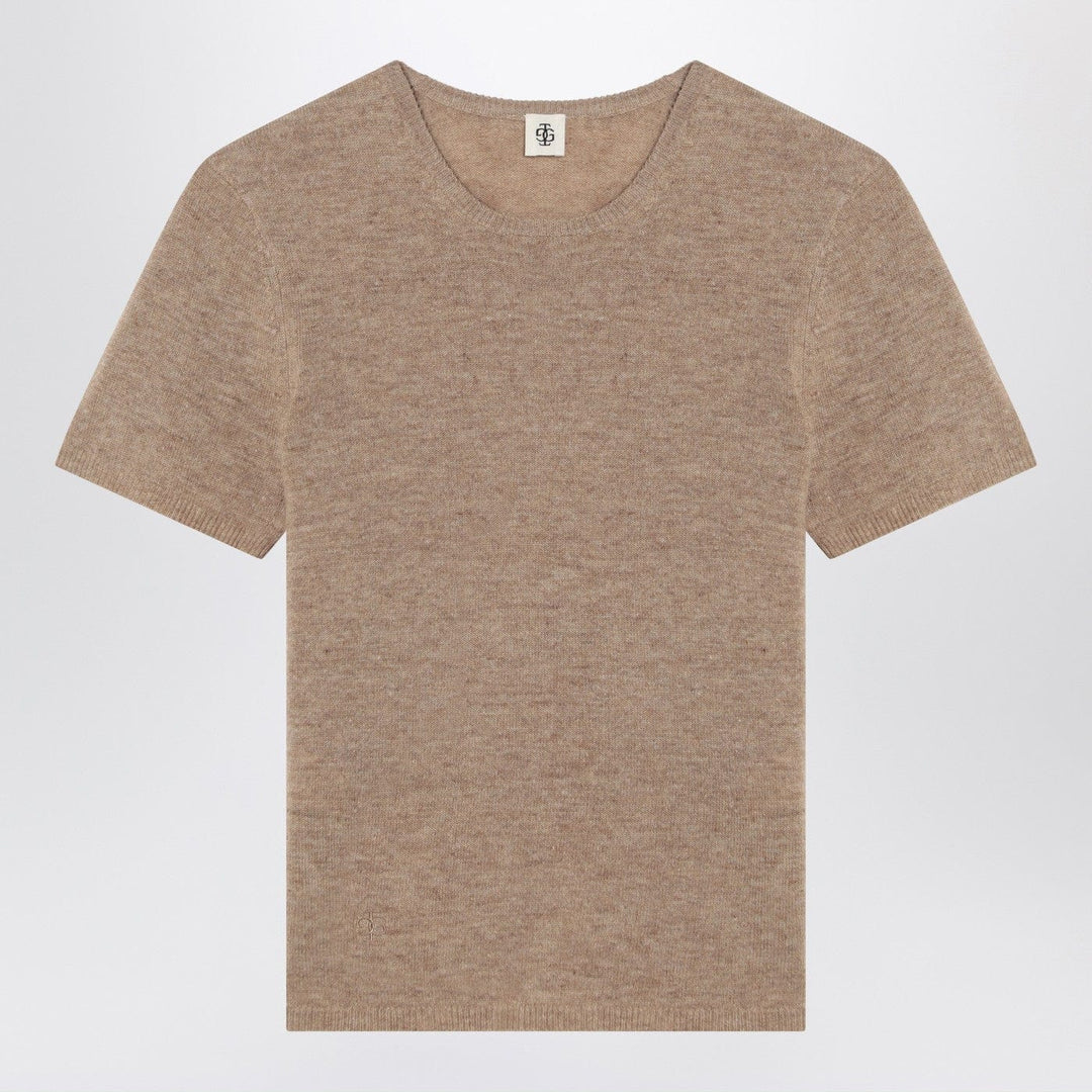 Shirts &amp; Tops 8 UK the garment - Camel colour Como sweater in wool Brand