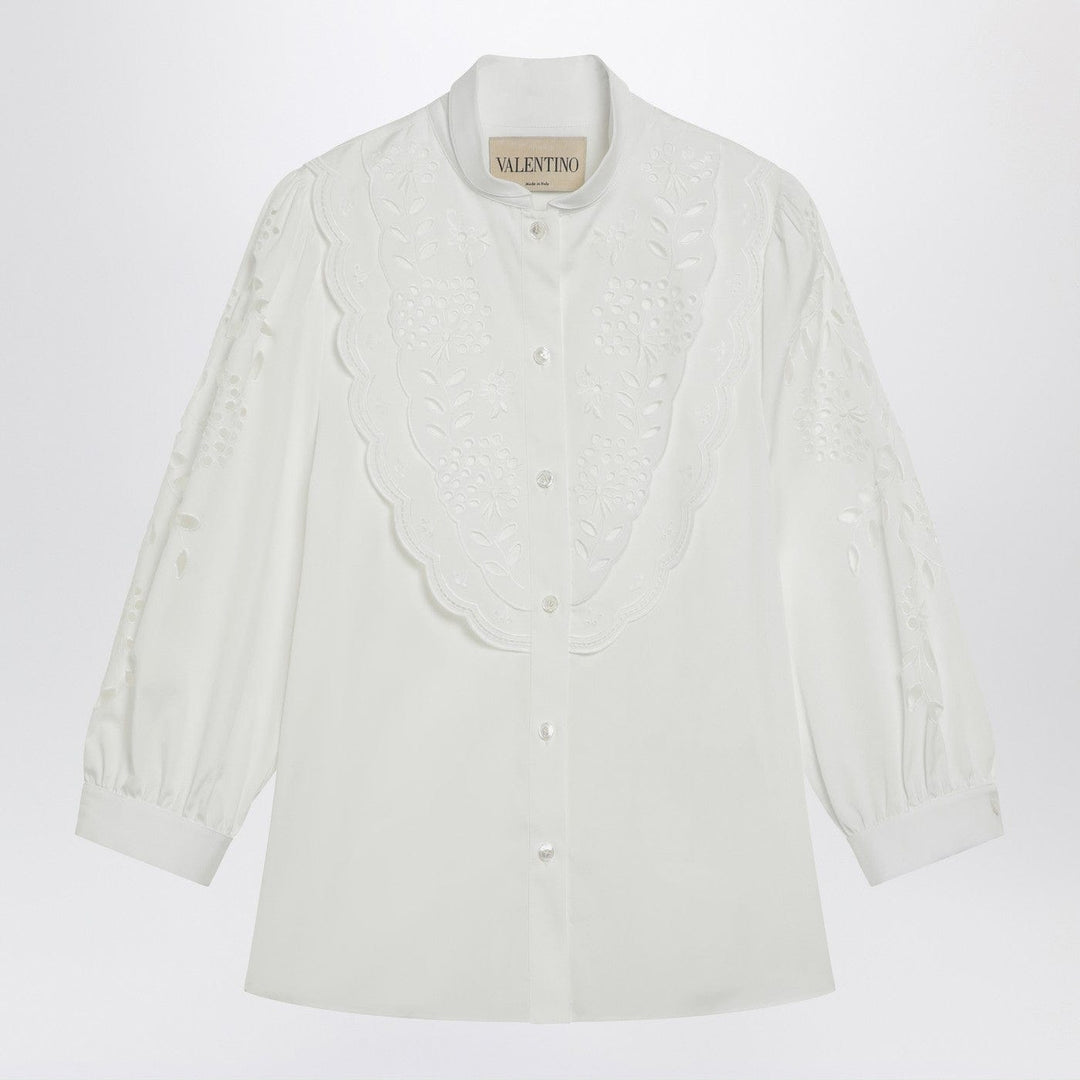 Shirts & Tops Valentino - White shirt with Sangallo embroidery Brand