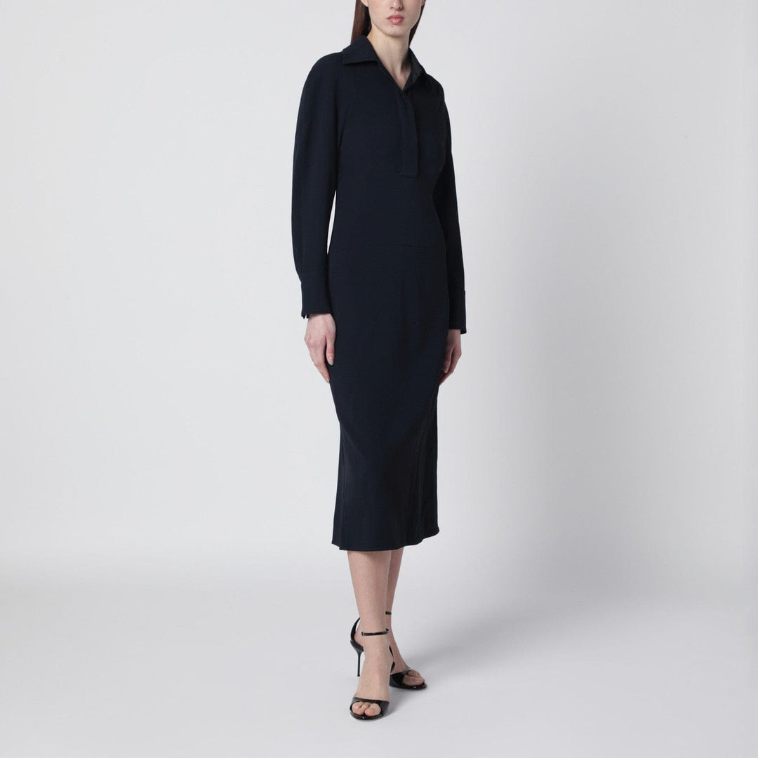 Shirts &amp; Tops 10 UK Victoria Beckham - Navy blue midi shirt dress Brand