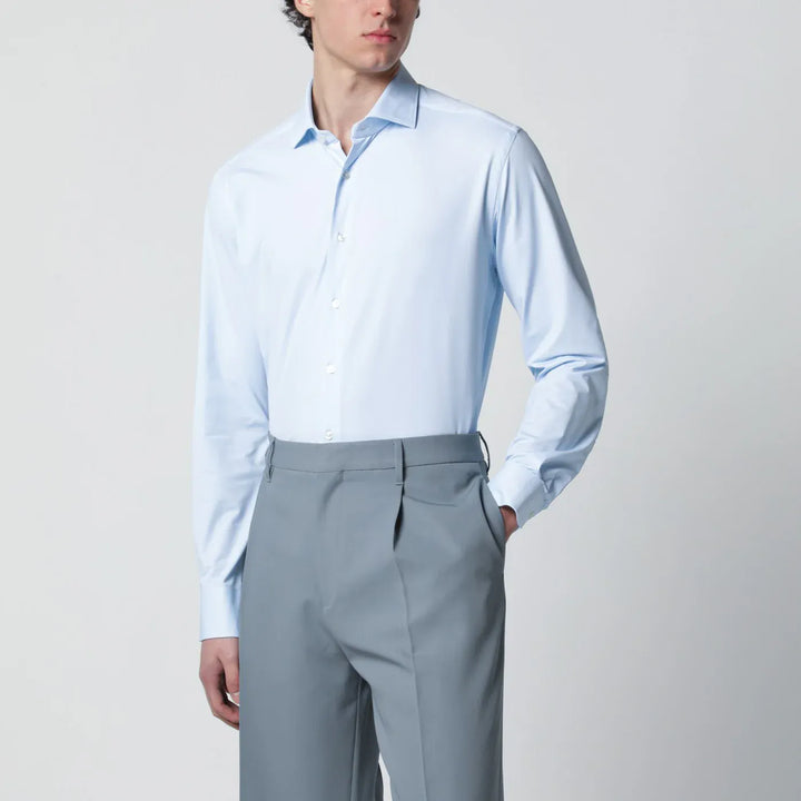 XACUS - Active Tailor Fit shirt light blue Brand Shirts &amp; Tops 40