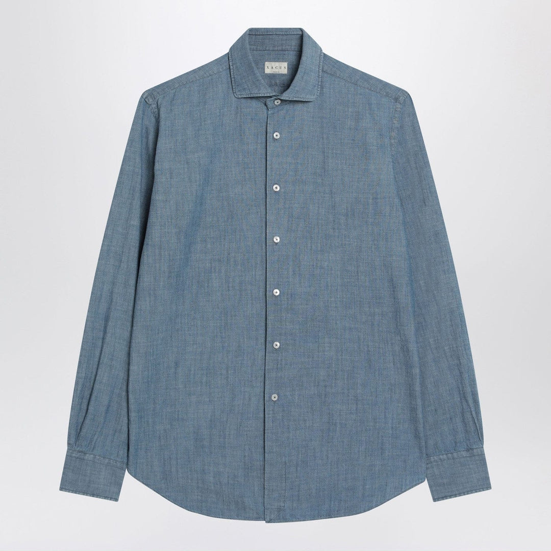 Shirts &amp; Tops 41 XACUS - Light denim Tailor Fit shirt Brand