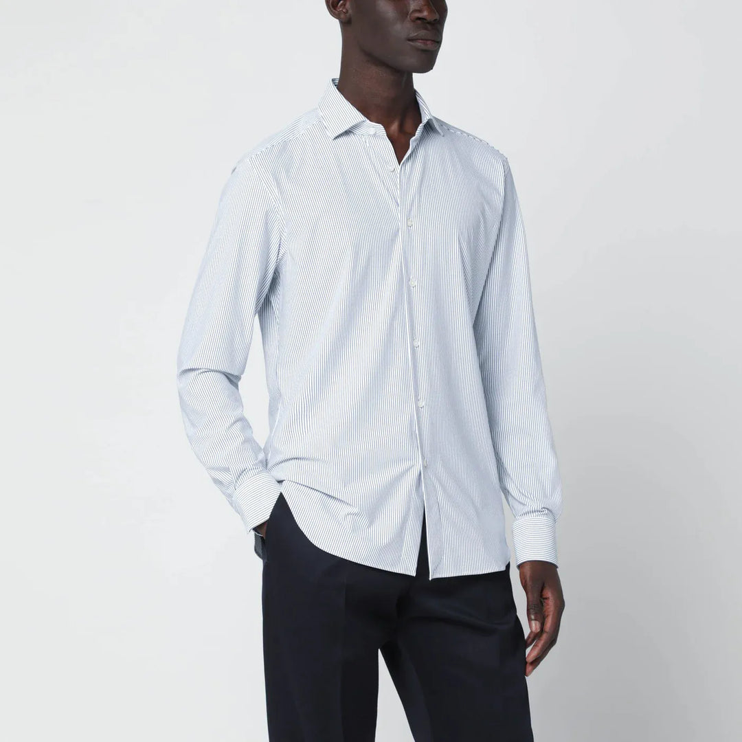 XACUS - White striped Tailor Fit shirt Brand Shirts &amp; Tops 39