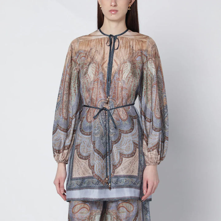 ZIMMERMANN - Wanderlust blouse with tapestry print Brand Shirts &amp; Tops 2