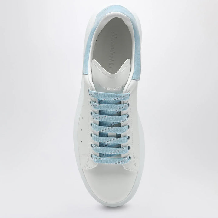 Alexander McQueen - Oversize Sneakers white/powder blue Brand Shoes