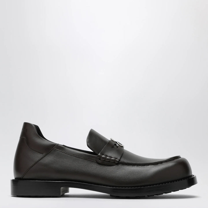 Balenciaga - Comfy loafers in mocha leather Brand Shoes 36 IT