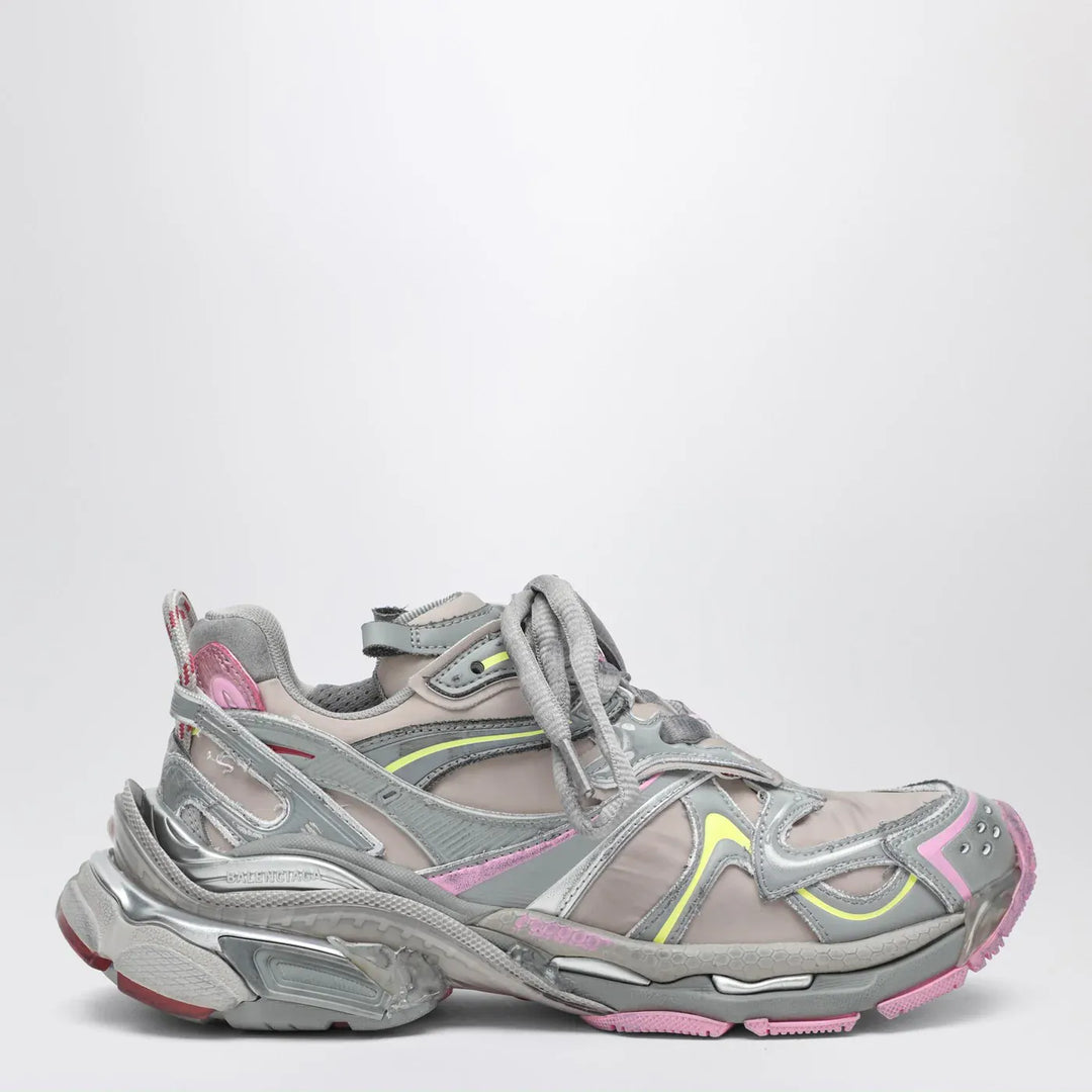 Balenciaga - Runner 2.0 grey/yellow/pink Sneakers Brand Shoes 36 IT