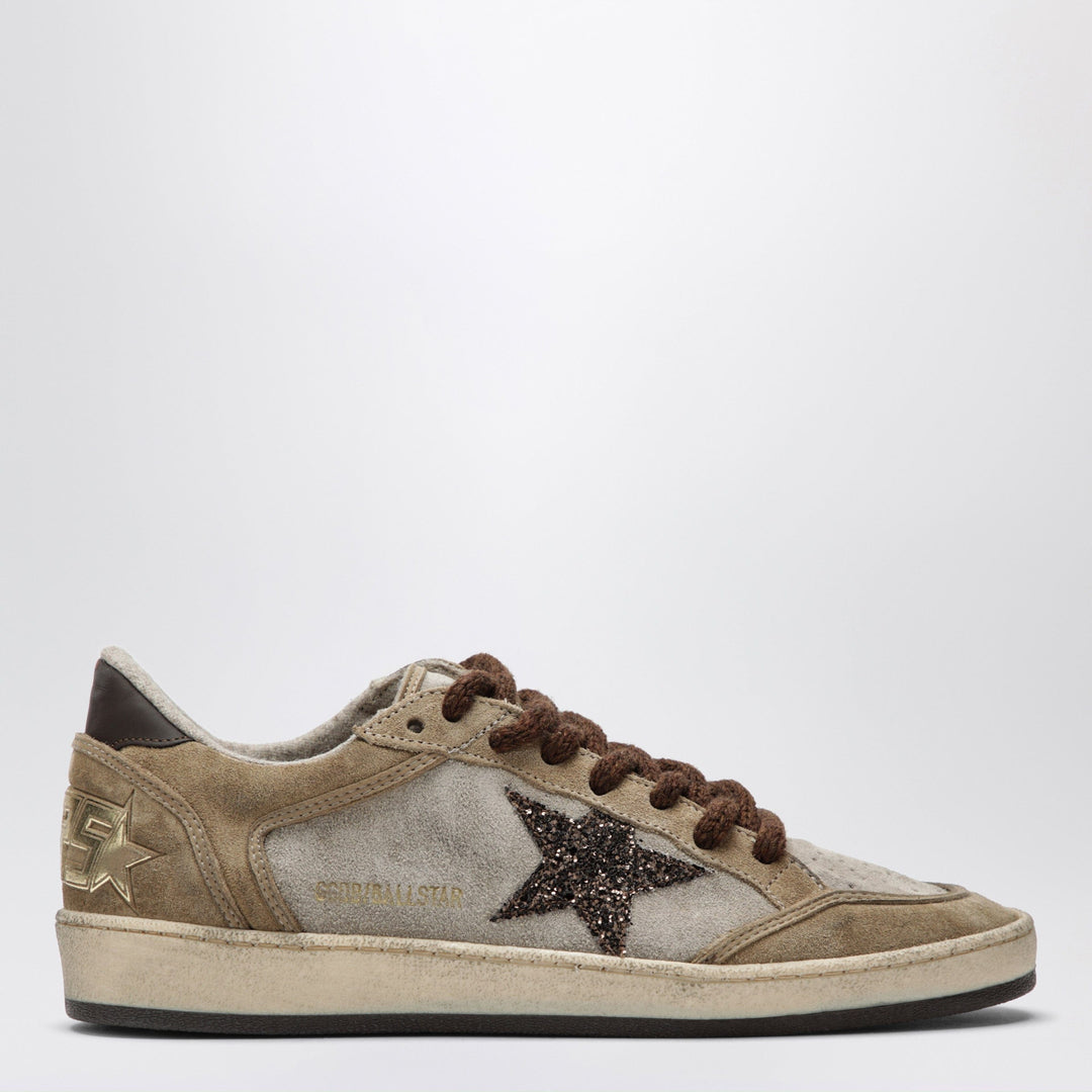 Shoes Golden Goose - Ball-Star beige/brown suede sneakers Brand