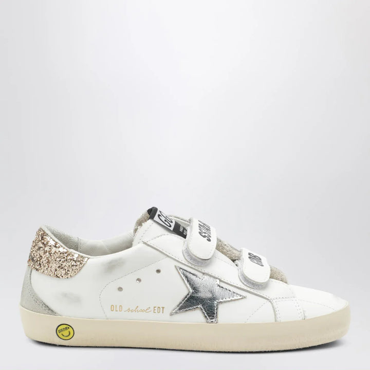 Golden Goose - Old School Sneakers in white with glitter star Brand Shoes 34