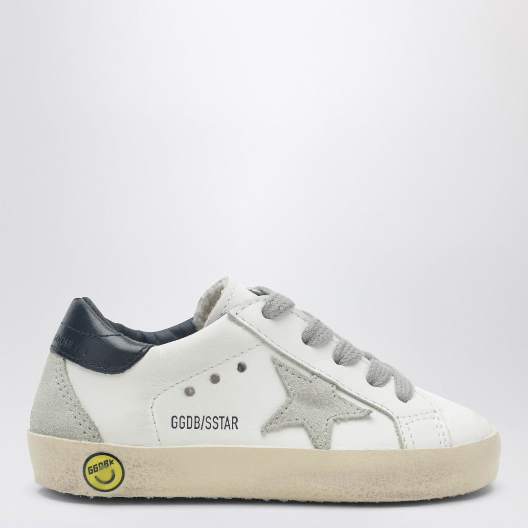 Shoes Golden Goose - Super-star sneakers in vintage white/navy blue Brand
