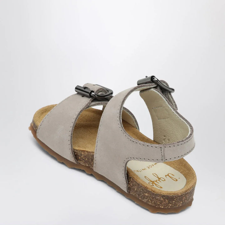 Il Gufo - Gray sandal in nubuck with strap Brand Shoes 20