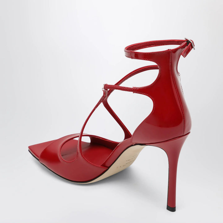 Jimmy Choo - Azia sandals in red patent leather Brand Shoes