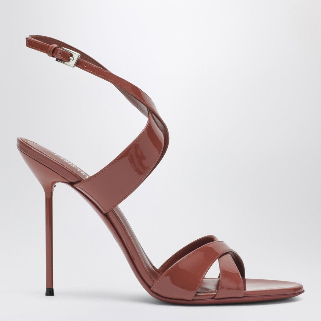 Shoes Paris Texas - Lidia sandals in Desert Rose patent leather Brand