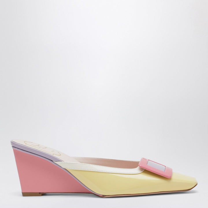 Shoes ROGER VIVIER - Belle Vivier Wedge mules in patent leather Brand