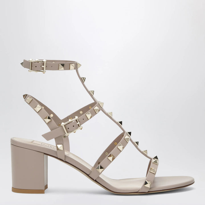 Valentino Garavani - Rockstud sandals with blush-colored straps Brand Shoes 36,5 IT