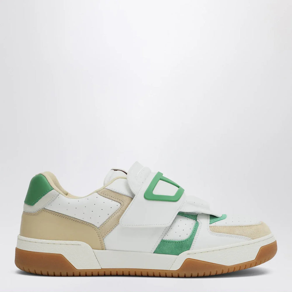 Valentino Garavani - Sneakers Low Top Joie De Jouer white/beige/green Brand Shoes 40 IT
