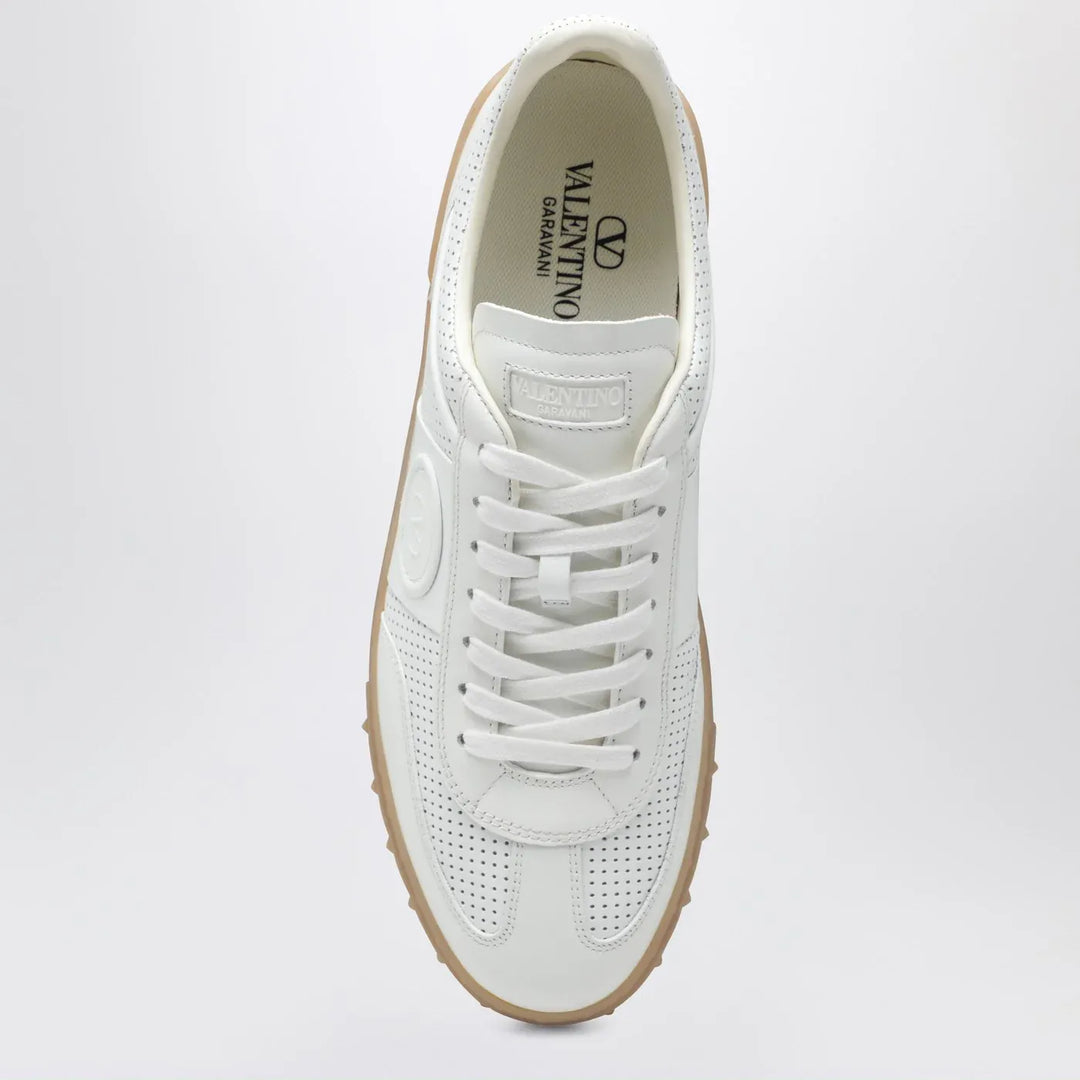 Valentino Garavani - Upvillage Sneakers white in perforated leather Brand Shoes