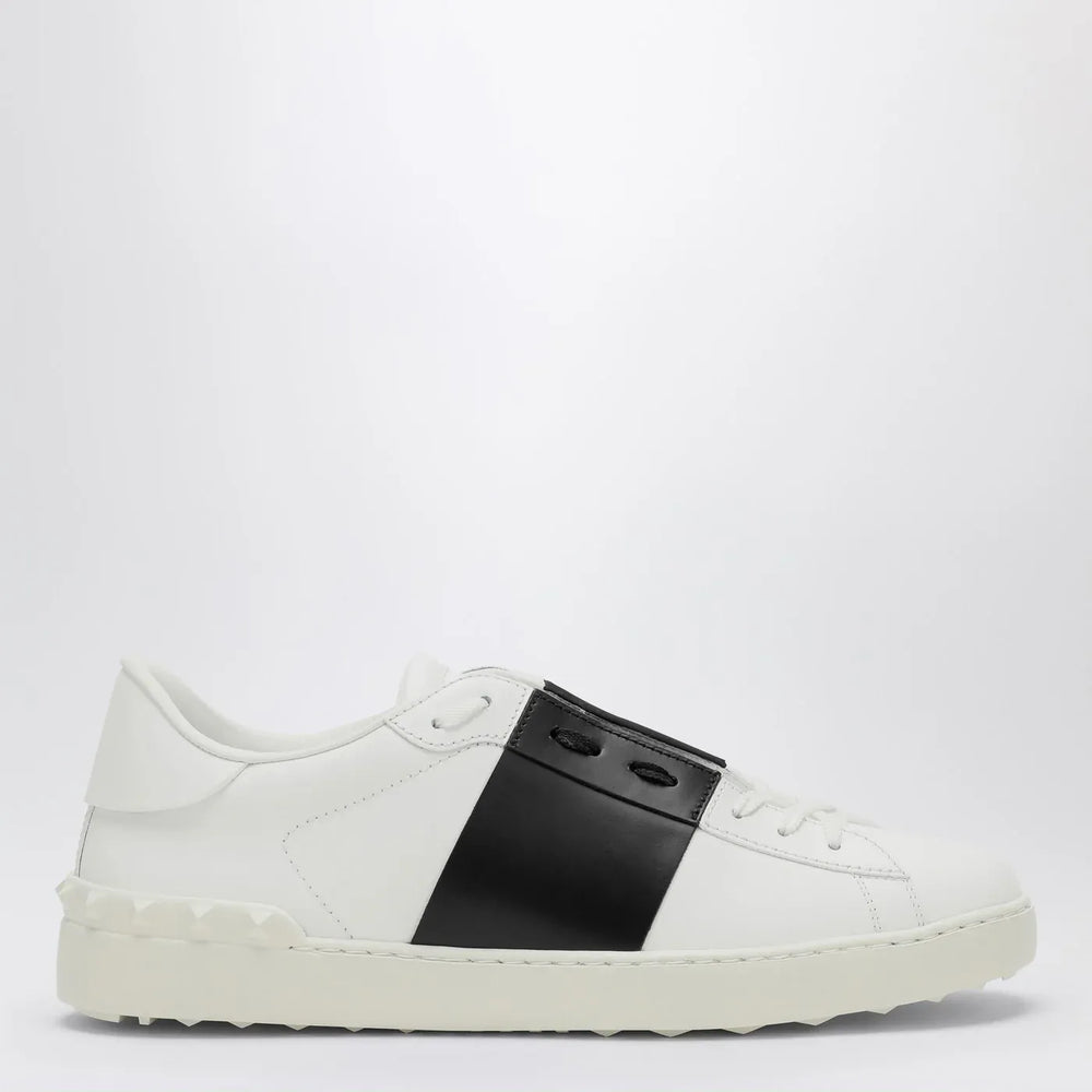 Valentino Garavani - White/Black Open Sneakers Brand Shoes 39 IT