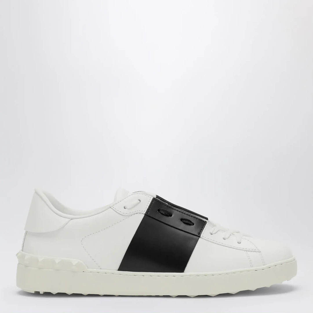 Valentino Garavani - White/Black Open Sneakers Brand Shoes 39 IT